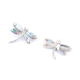 Zelanian Abalone Shell Pearl Dragonfly Pendant Charm