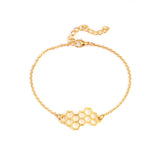 12pcs Lovely honeybee Animal Adjustable Chain Bracelets Gift