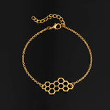 12pcs Lovely honeybee Animal Adjustable Chain Bracelets Gift