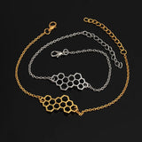 12pcs Lovely honeybee Animal Adjustable Chain Bracelets Gift