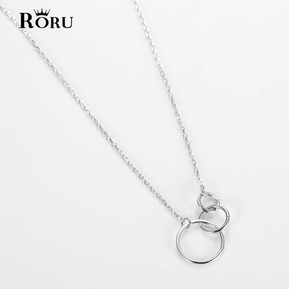 S925 Sterling Silver Clavicle Short Necklace for Women