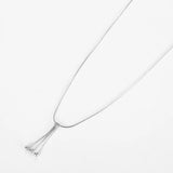 925 Silver Dangle Tassel Necklace for Women