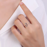 Snake Ring Silver 925 Men Women Punk Goth Adjustable