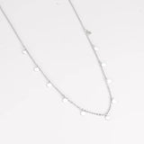 S925 Sterling Silver Beads Neck Chain Kpop Pearl Choker Necklace