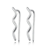 RORU 925 Gem Shape Zircon Ear Studs for Women Earrings