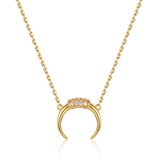 Round Circle Pendant Necklace Real S925 100% Fine Jewelry for Women Female
