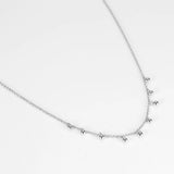 Sterling Silver Bling Beads Pendant Necklace for Women