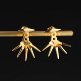 925 Silver Hip Hop Stud Earring Geometric Jewelry for Couples