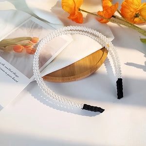 Pearl Hairbands for Women Girls Sweet Hair Hoops Accessories