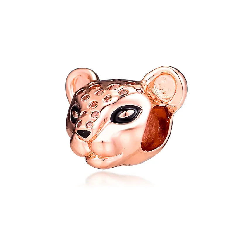 Rose Lioness Beads 925 Silver DIY Beads