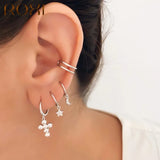 Copper Circle Round Earrings For Women Jewelry Ear Piercing Hoop Earrings