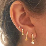 Copper Snake Bees Cross Hoop Earrings for Women Girls
