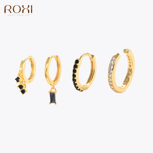 Stud Earrings Set Lock Eye Hand Leaf Earing Pendientes Jewelry