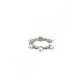 C Shape Pearl Earrings for Women Girls No Piercing Ear Cuff Earring