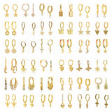 Minimalism Metal Style Hoop Earrings 925 Sterling Silver Earrings