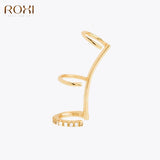 Geometric 925 Sterling Silver Ear Cuff NO Piercing Earrings For Women