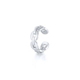 Zircon Female Tremella Buckle Ear Cuff Clip Earrings