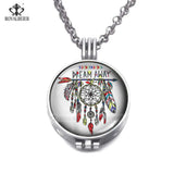 Aromatherapy Perfume Diffuser Locket Pendant Necklace for Women Couple