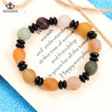 Natural Stone Multicolor Bracelet Man Women Gems Accessories
