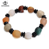Natural Stone Multicolor Bracelet Man Women Gems Accessories