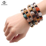 Natural Stone Multicolor Bracelet Man Women Gems Accessories
