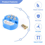 RTD PT100 Temp Transmitter DC24V 50-100deg 0-10V