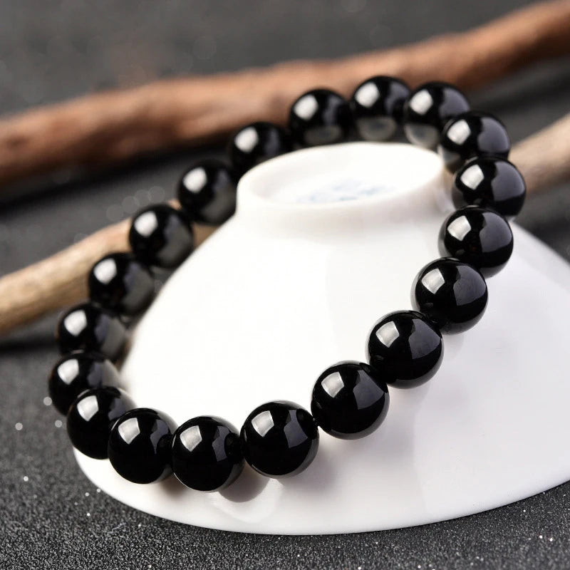 Natural Tourmaline Stone Bracelet 6/8/10MM Round Beads Jewelry