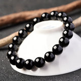 Natural Tourmaline Stone Bracelet 6/8/10MM Round Beads Jewelry