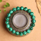 Malachite Stone Bracelet 6/8/10MM Round Beads Jewelry Sweet Charm Bracelet