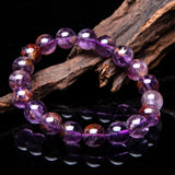 RUILONG Purple Ghost Stone Bracelet 6/8/10MM Sweet Charm Jewelry