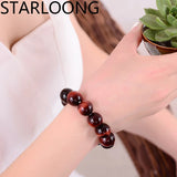 Natural Red Tiger Eye Stone Bracelet 6/8/10MM Round Beads Jewelry