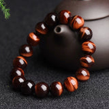 Natural Red Tiger Eye Stone Bracelet 6/8/10MM Round Beads Jewelry