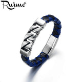 RUIMO 12*6mm Flat Leather Rope Brown Cord DIY Bracelet Jewelry Making