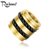 RUIMO 316L Stainless Steel Spacer Beads for DIY Jewelry Making