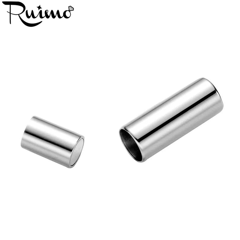 RUIMO 316l Stainless Steel Magnet Hook Clasp 5mm Hole 17*5mm
