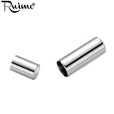 RUIMO 316l Stainless Steel Magnet Hook Clasp 5mm Hole 17*5mm