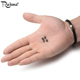 RUIMO 316l Stainless Steel Heart Totems Spacer Beads 2mm Small Holes Charms