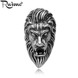 RUIMO 316l Stainless Steel Lion Head Magnet Buckle Magnetic Clasps