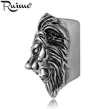 RUIMO 316l Stainless Steel Lion Head Magnet Buckle Magnetic Clasps
