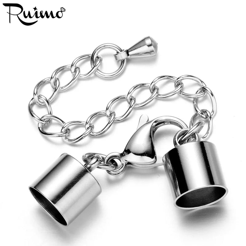 316l Stainless Steel Lobster Clasps with Extender Chains