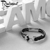 316L Stainless Steel Double Hole Blank Beads for DIY Bracelets & Bangles