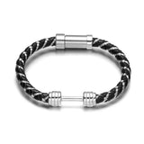 6mm Round Braided Leather Cord DIY Bracelet Making Accessories