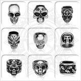 RUIMO Fish DIY Bracelet Beads Charm Stainless Steel Large Hole Spacer Beads