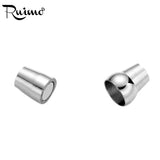RUIMO 316l Stainless Steel Magnet Hook Clasp 4mm Hole Size Leather Bracelet