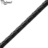 RUIMO 4mm Braided Leather Rope Chains For Bracelet Making