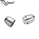 316l Stainless Steel Spiral Magnet Hook Clasp 14*7mm Bracelet Jewelry Findings
