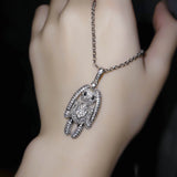 Rabbit Zircon Sweater Necklace Chains Silver Choker Jewelry Gift