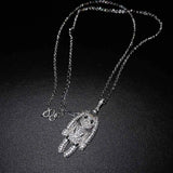 Rabbit Zircon Sweater Necklace Chains Silver Choker Jewelry Gift
