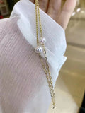 925 Silver 9-10mm Fresh Water Pearls Bracelet Women Birthday Gift