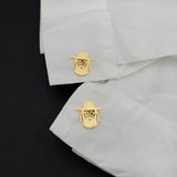 Jewish Priest Portrait Cufflinks Classic Religion Amulet Jewelry